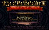 [Eye of the Beholder III: Assault on Myth Drannor - скриншот №1]