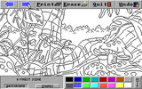 [Скриншот: FernGully: The Last Rainforest – The Computerized Coloring Book]