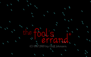 The Fool's Errand