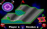 [Скриншот: Fuzzy's World of Miniature Space Golf]