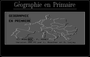 Géographie en Primaire
