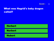 Harry Potter Quiztime