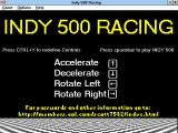 [Скриншот: Indy 500 Racing]