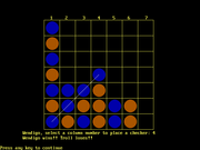 Invisible Connect Four