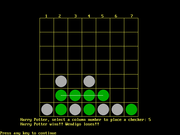 Invisible Connect Four