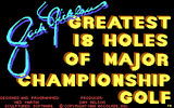 [Jack Nicklaus' Greatest 18 Holes of Major Championship Golf - скриншот №1]