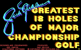 [Скриншот: Jack Nicklaus' Greatest 18 Holes of Major Championship Golf]