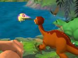 [Скриншот: The Land Before Time - Big Water Adventure]