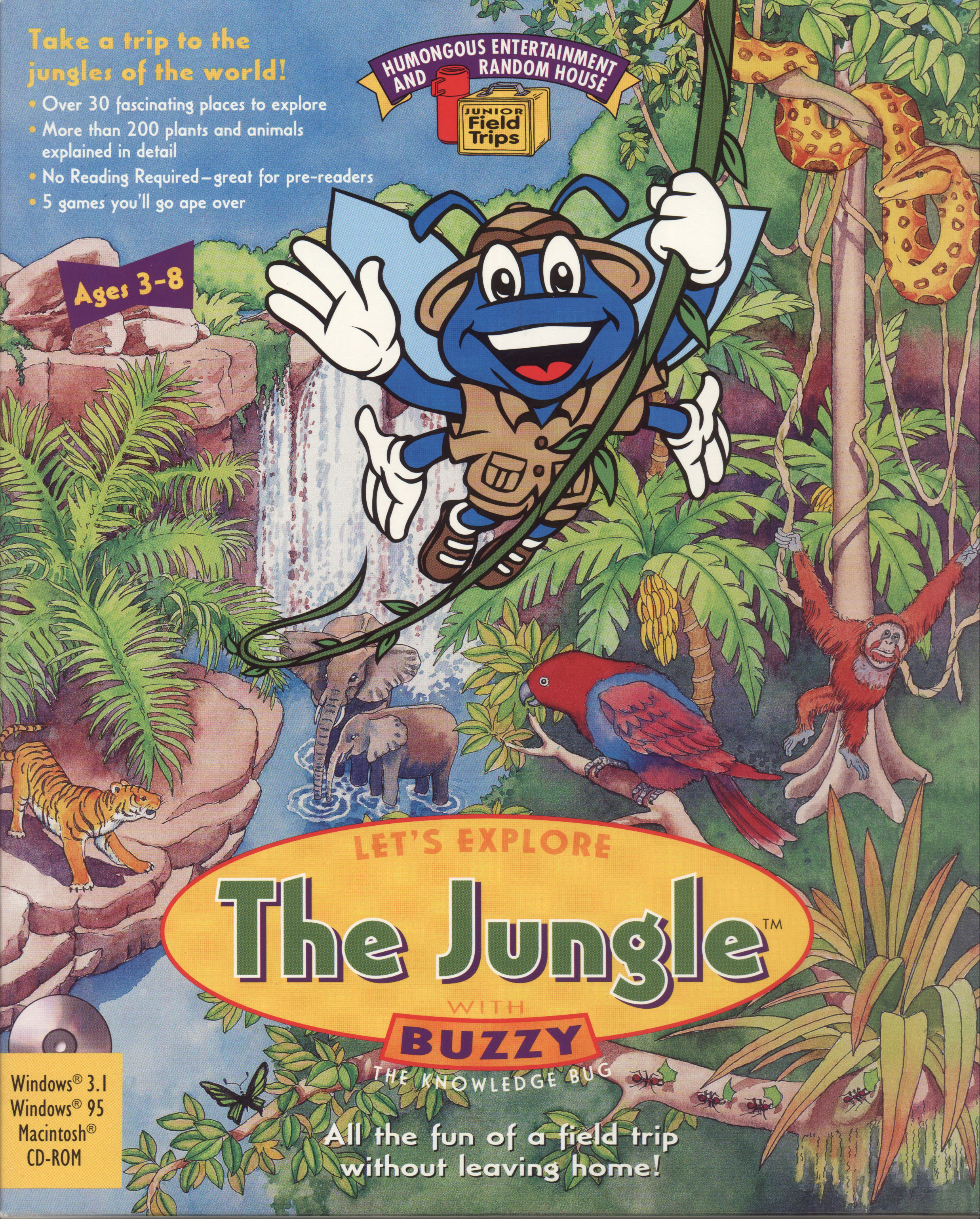 Lets explore. Lets explore the Jungle with Buzzy. Humongous Entertainment игры. Журнал детский про джунгли. Let's explore Buzzy.