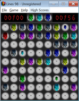 [Скриншот: Lines'98]