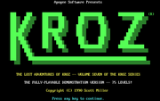 The Lost Adventures of Kroz