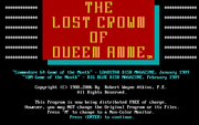 The Lost Crown of Queen Anne