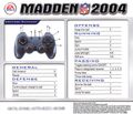 [Madden NFL 2004 - обложка №4]