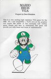 [Mario Bros. VGA - обложка №2]