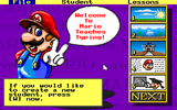 [Скриншот: Mario Teaches Typing]