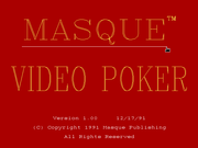 Masque Video Poker