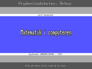 Matematik i computeren