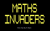 [Скриншот: Maths Invaders]