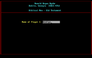 Men of the Bible Game