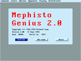 [Скриншот: Mephisto Genius 2.0]