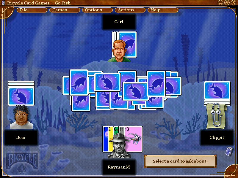 Скриншоты Microsoft Bicycle Card Games на OldGames.RU