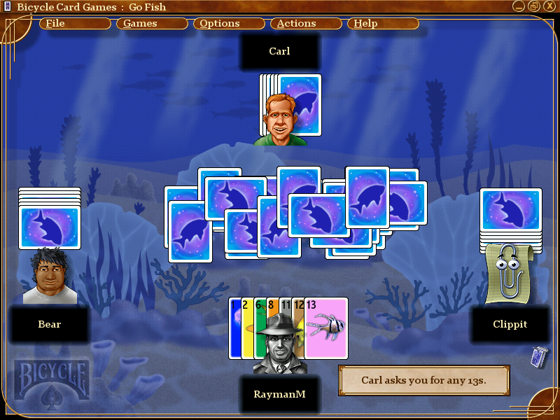 Microsoft Bicycle Card Games (2001 Windows). Ссылки, описание, обзоры