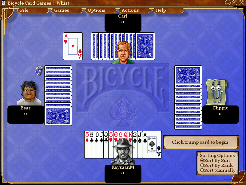 Microsoft Bicycle Card Games (2001 Windows). Ссылки, описание, обзоры