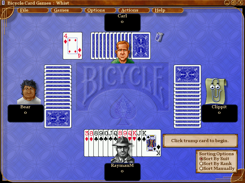 Скриншоты Microsoft Bicycle Card Games на OldGames.RU