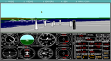 [Скриншот: Microsoft Flight Simulator (v3.0)]