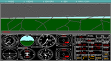[Скриншот: Microsoft Flight Simulator (v4.0)]