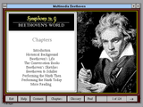 [Скриншот: Microsoft Multimedia Beethoven: The Ninth Symphony]