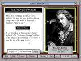 [Скриншот: Microsoft Multimedia Beethoven: The Ninth Symphony]