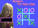 [Скриншот: Monika's Tic-tac-toe]