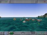 [Скриншот: Морской бой 3D]