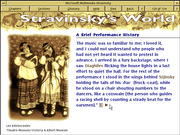 Multimedia Stravinsky