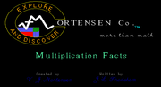 Multiplication Facts