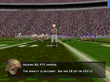 [Скриншот: NCAA Football '98]