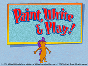 Paint, Write & Play!