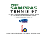 [Pete Sampras Tennis '97 - скриншот №2]