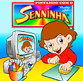 Pintando com o Senninha