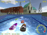 [Скриншот: Powerboat Racing]