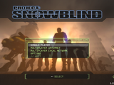 [Скриншот: Project: Snowblind]