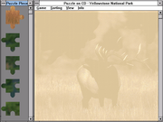 Puzzle on CD: Yellowstone National Park
