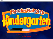 Reader Rabbit's Kindergarten