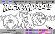 Rock-A-Doodle: The Computerized Coloring Book