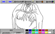 Rock-A-Doodle: The Computerized Coloring Book