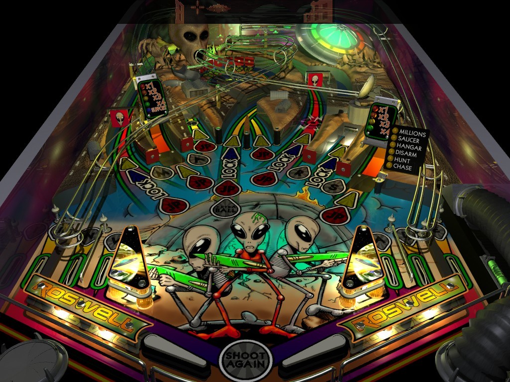 Roswell Pinball (1998 Windows). Ссылки, описание, обзоры, скриншоты