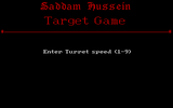 [Скриншот: Saddam Hussein Target Game]