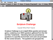 Scripture Challenge
