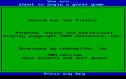 Search for the Titanic